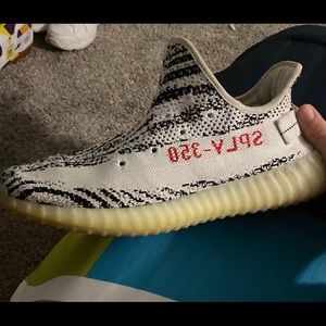 Zebra Yeezys